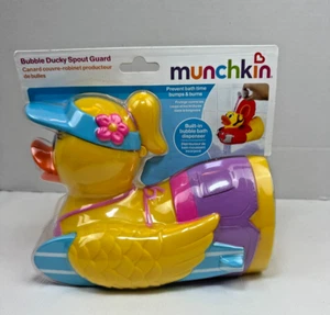 Munchkin Bubble Ducky Bathtub Water Spout Guard Surfer Girl Sealed - Picture 1 of 7