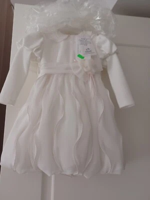 Abito Battesimo bimba NUOVO. Modì, 9 mesi, avorio. - Immagine 1 di 4