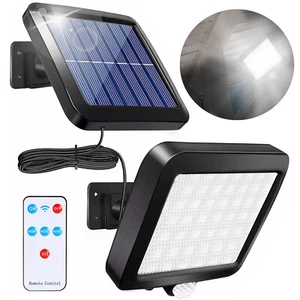 56 LED Solar Street Light Security Flood Lamp Motion Sensor Outdoor Wall Lights - Picture 1 of 20