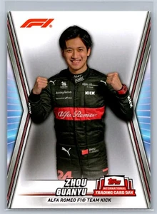 2023 Topps Formula 1 International Trading Card Day #NTCD-F18 Zhou Guanyu - Picture 1 of 2