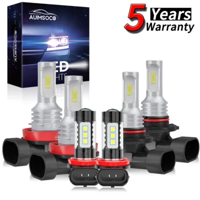 Kit de faros LED de haz antiniebla alto/bajo bombillas súper brillantes para Chevrolet Trax 2015-2018 Foto 1 de 4