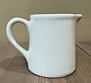 Hall China weiß Restaurant Geschirr 2,5" SAHNEKÄNNCHEN kleiner Krug einzeln mit Griff - Bild 1 von 7
