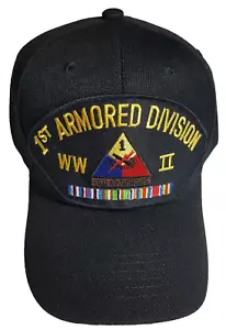 Gorra de bola militar del ejército de los Estados Unidos 1a división blindada segunda guerra mundial - Imagen 1 de 1
