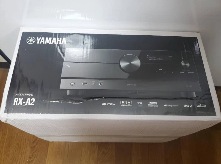 Yamaha RX-A2A AVENTAGE 7.1ch AV Receiver with 8K HDMI and MusicCast Black  - Image 1 of 3