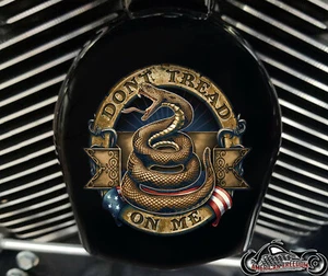 Harley Davidson Custom Horn cover Touring Dyna Softail Sportster M8 DTOME Bronze - Picture 1 of 1