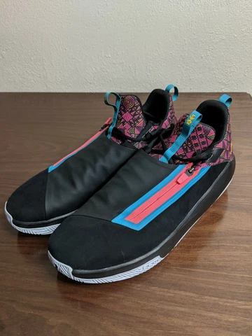 Jordan Jumpman Hustle Promo Tag Black History Month Basketball Shoes Size 16 Cover