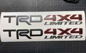 TRD 4X4 Limited decal vinyl bedside Fits Tundra Tacoma Toyata Truck Sticker L - Bild 1 von 3