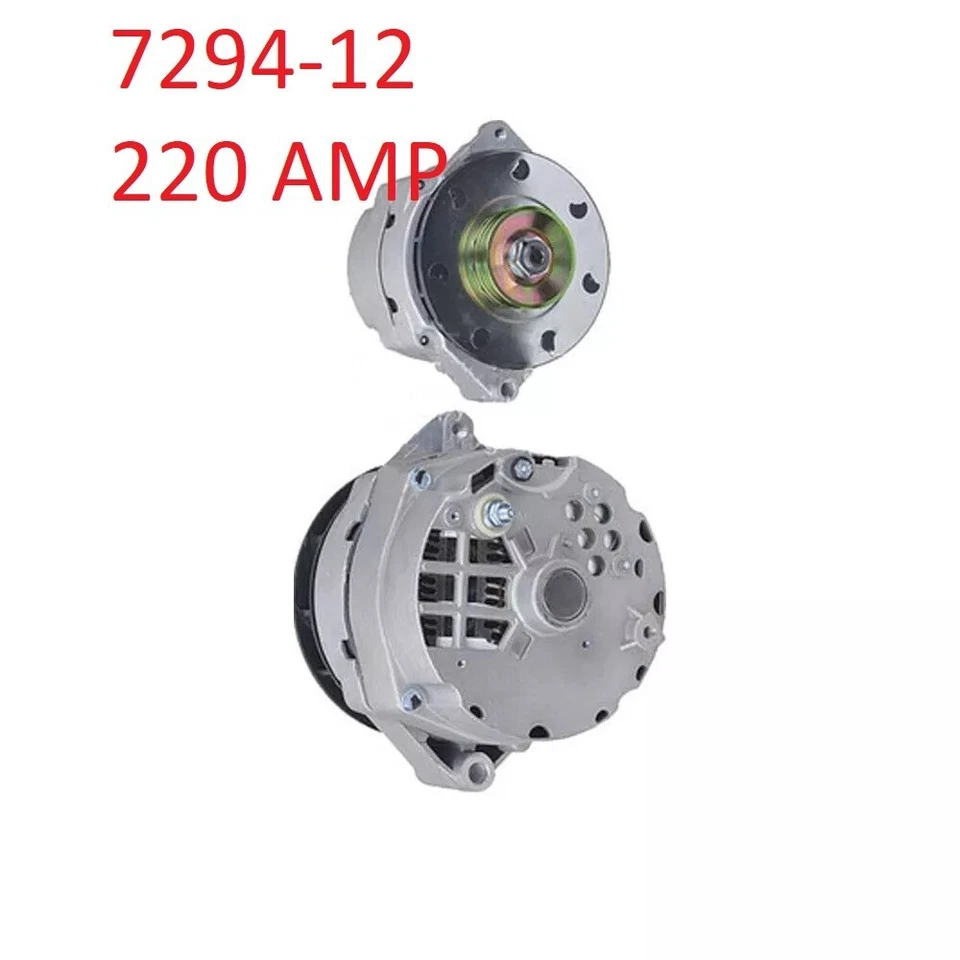 220 AMP Alternator Chevrolet Caprice V6 4.3 85-1988 / Impala 1985 4.3 v6 7294-12 - Image 1 of 1
