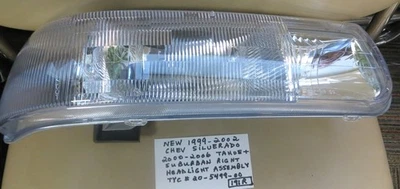 Faro derecho Chevrolet Silverado 2000-2006 Tahoe Suburban 1999-2002 nuevo Foto 1 de 4