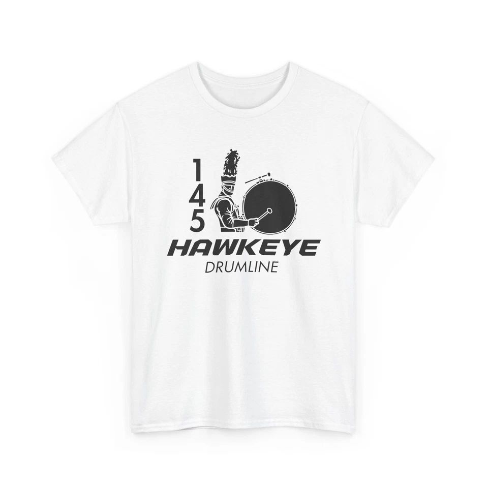 Camiseta Hawkeye Drumline, Camiseta Unisex Algodón Pesado Foto 1 de 1