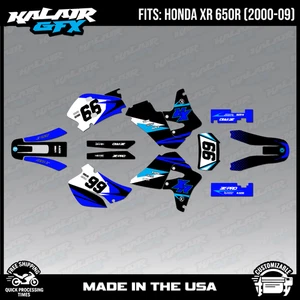 Graphics Kit for Honda XR650R (2000-2009) XR 650R Division Series - Blue - Picture 1 of 4