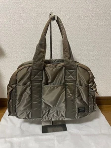 Bolso de Mano Yoshida Porter Tanker Boston Gris Importación de Japón Raro - Imagen 1 de 11