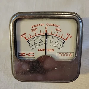 Vintage Z-C Tools Starter Current DC Amperes Gauge Rat Rod Meter -75-0-75 - Picture 1 of 7