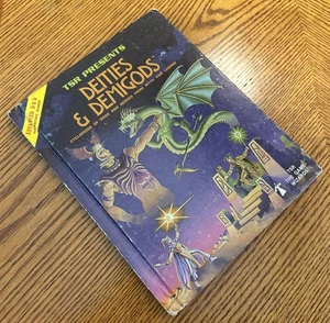 AD&D DEITIES & DEMIGODS - CTHULHU⭐️TRUE First Edition 1st Printing 144 Hardcover - Picture 1 of 13