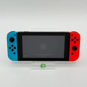 Nintendo Switch v1 Video Game Console Only HAC-001 Red/Blue - Picture 1 of 15