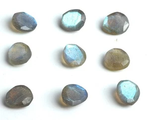 Moonstone AAA Natural Labradorite Egg Cut Loose Gemstone For Making All Jewelry - Picture 1 of 19