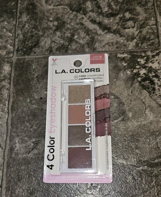 L.A. Colors 4 Color Eyeshadow Palette In Fashionista C62128 BNIB 0.14oz - Image 1 of 2