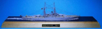Schiffsmodell SPIDERNAVY "USS Idaho", (SN 1-01 RV), 1:1250, in Vitrine - Bild 1 von 4