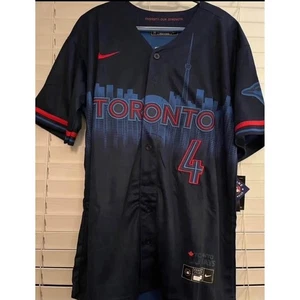 Toronto Blue Jays Connect City George Springer #4 genähtes Trikot 2XL schwarz Neu mit Etikett - Bild 1 von 3