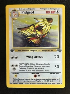 Carta Pokemon PIDGEOT - WOTC - 1° Edizione - Jungle - 8/64 - HOLO - LP/NM (A) - Foto 1 di 12