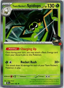 Team Rocket's Spidops Rare SV10: Destined Rivals 020/182 NM Holo - Picture 1 of 2