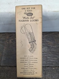 Vintage NOS Haarnadel Webstühle Malte - Set zur Herstellung von Spitze - Bild 1 von 7