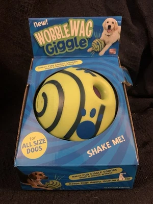 NOVO Premium Wobble Wag Giggle Ball Brinquedo Interativo para Cachorro Divertido ao Ar Livre - Imagem 1 de 4
