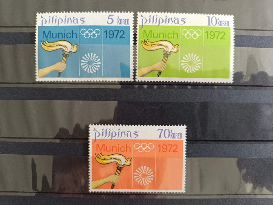 Philippines 1972 Olympic Games Munich München MNH Olympic Torch - Image 1 of 1
