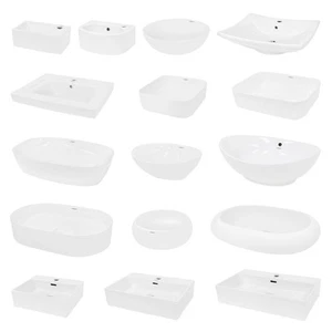 Lavabo da appoggio in ceramica lavello lavandino da bagno +/- valvola di scarico - Bild 1 von 47