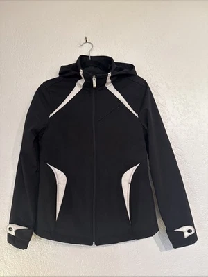 Hawke & Co Sport XS черно-белый, с капюшоном, водонепроницаемый пальто. - Изображение 1 из 4