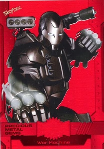 2023 Marvel Metal Universe Avengers ROSSO PMG #71 macchina da guerra 013/100 - Foto 1 di 2