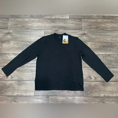 Icebreaker Hombre Merino Tech T Lite Manga Larga Negro Nuevo con Etiquetas Talla XL #2 Foto 1 de 4