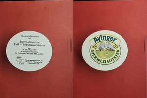 Ayinger FvB-Herbsttauschbörse 1997 in Aying Brauerei Bierdeckel Bier - Picture 1 of 1
