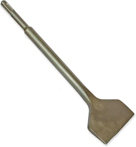 SDS Plus Stechbeitel, Fliesenabzieher, 3" breit, dünnes Set Abzieher, geeignet für D - Bild 1 von 12