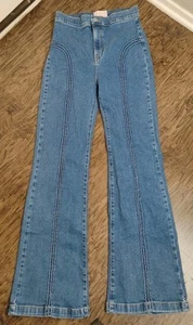 Pantalones de mezclilla acampanados retro tiro alto Revice Jeans para mujer talla 32 - Imagen 1 de 12