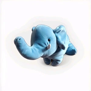 Jellycat Mellow Mallow Elly Elephant Laying Down Plush Stuffed Animal - Picture 1 of 8