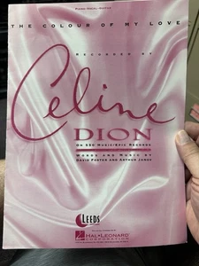 C 1993 Sheet Music CELINE DION ‘The Colour Of My Love’ NM - Picture 1 of 1