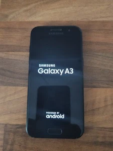 Samsung Galaxy A3 (2017) SM-A320FL - 16GB - Midnight Black(Unlocked) Android 8 - Afbeelding 1 van 4