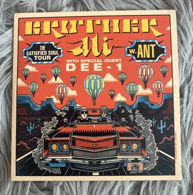 Brother Ali w. Ant VIP Satisfied Soul Tour Mix Music CD Signed Autographed Foto 1 de 4