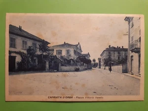 Cartolina - Capriata D'Orba - Piazza Vittorio Veneto - 1930 ca. - Bild 1 von 1