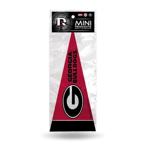 NCAA Georgia Bulldogs 8-Piece 4-Inch by 9-Inch Classic Mini Pennant Décor Set - Picture 1 of 3