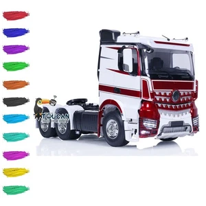 6x4 1/14 RC Painted Tractor Truck 3363 Car Assembled Model Light Sound Motor ESC - Picture 1 of 12