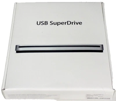 Apple MD564LL/A USB SuperDrive CD DVD Drive Mac Computer Laptop Accessory A1379 - Image 1 of 4