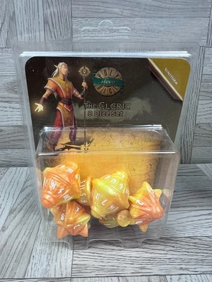 Hero Poly Dice - The Cleric 8 Dice Set - Sunstorm - Image 1 of 2