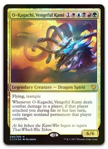 O-Kagachi, Vengeful Kami #45 (Foil) (LP) Commander 2017 C17 Magic MTG - Picture 1 of 1