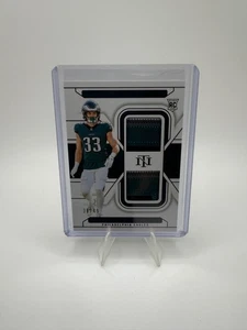 2024 National Treasures Cooper DeJean Rookie Dual 4 Color Patch /49 (RC, MEM) - Picture 1 of 2
