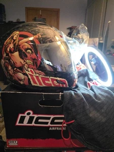 Icon Airframe Pro Pleasuredome Adult Large Full Face Motorcycle Street Helmet - Picture 1 of 22