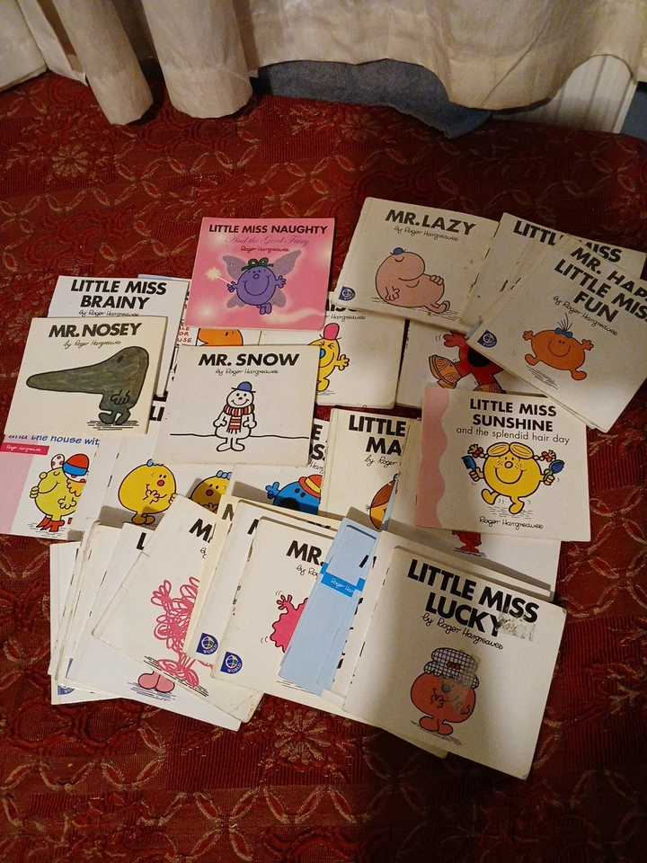 36 Vintage Mr Men Books by Roger Hargreaves, 1970's, 1st Editions  - Image 1 of 4