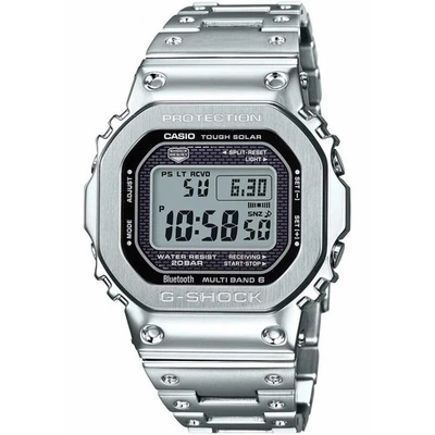 Reloj Hombre Casio G-Shock GMW-B5000D-1CR Plateado Completo Metal Bluetooth Foto 1 de 4