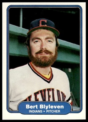 1982 Fleer #361 Bert Blyleven Cleveland Indians NM+ - Image 1 of 2